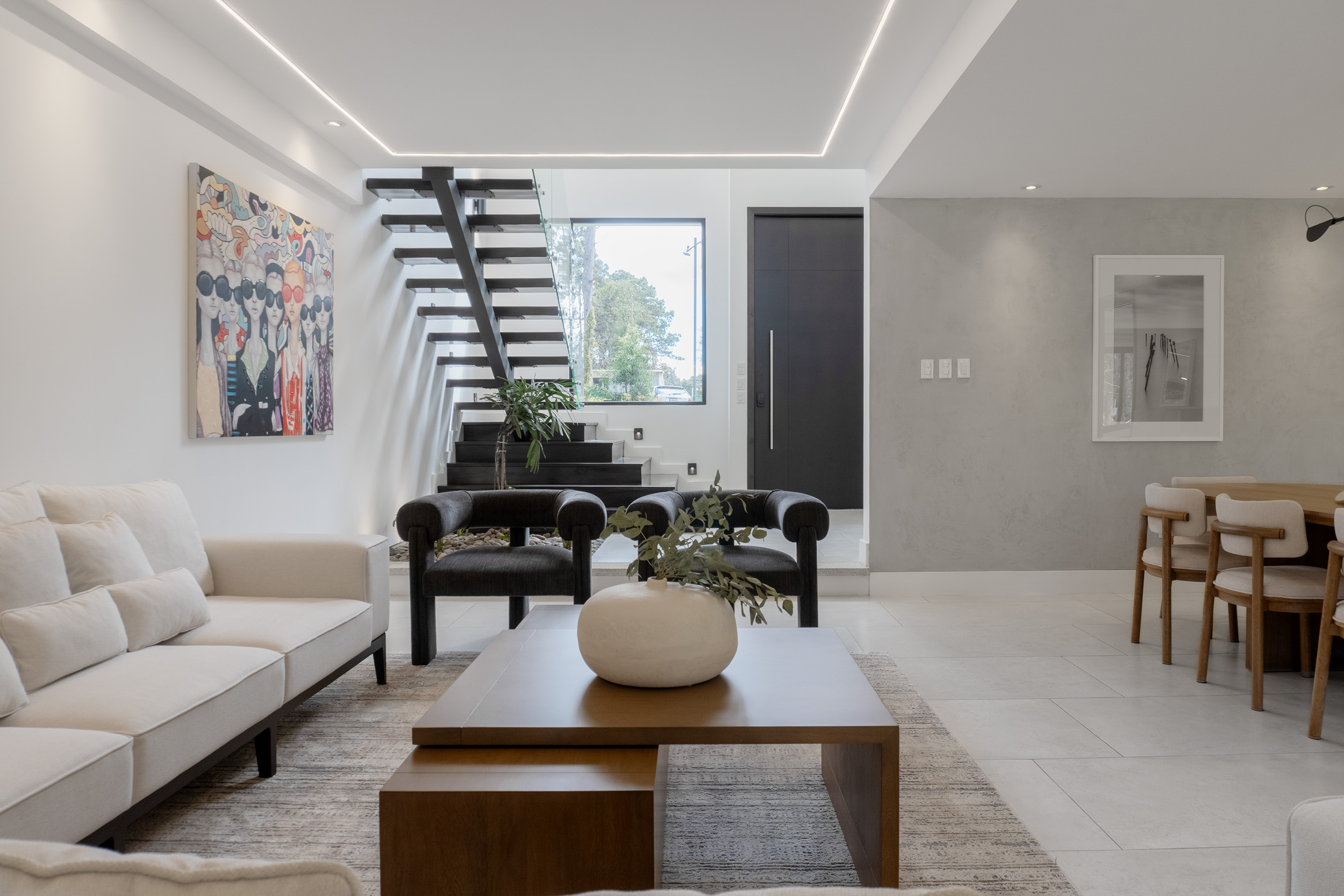 Concepto de vivienda unifamiliar de lujo en sectores exclusivos de Guatemala