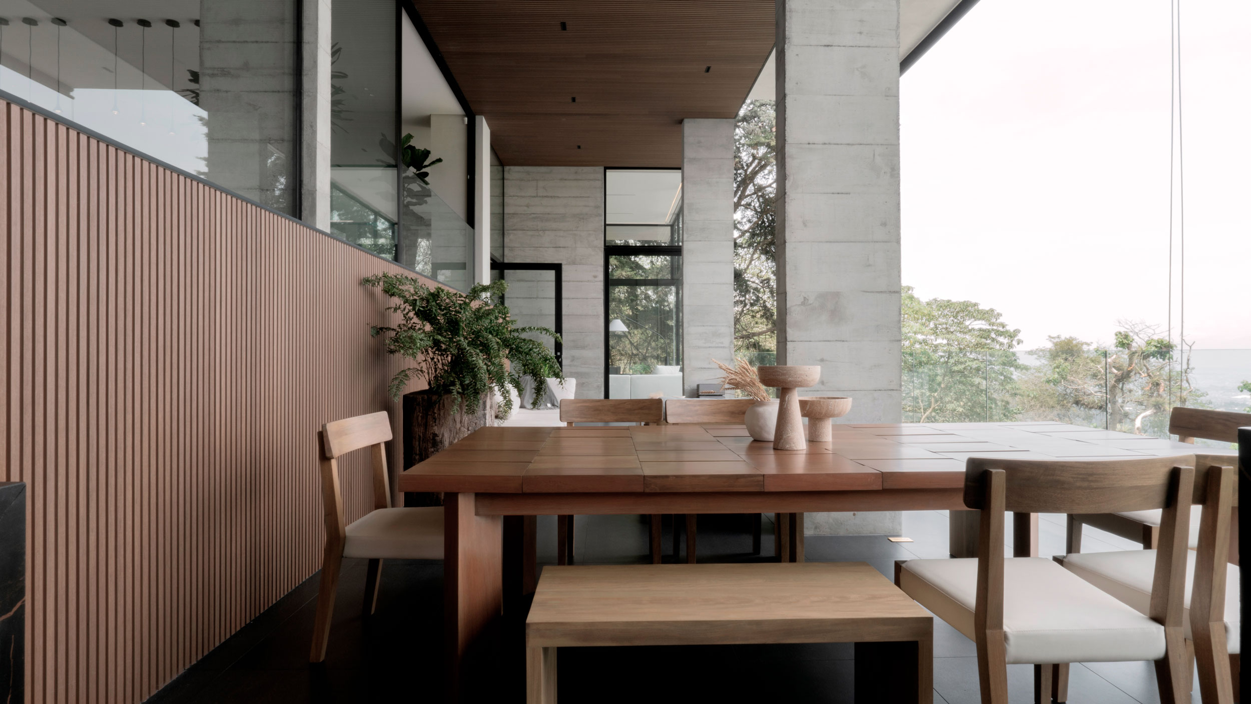 Mano de obra experta en fundición de concreto visto para arquitectura de lujo
