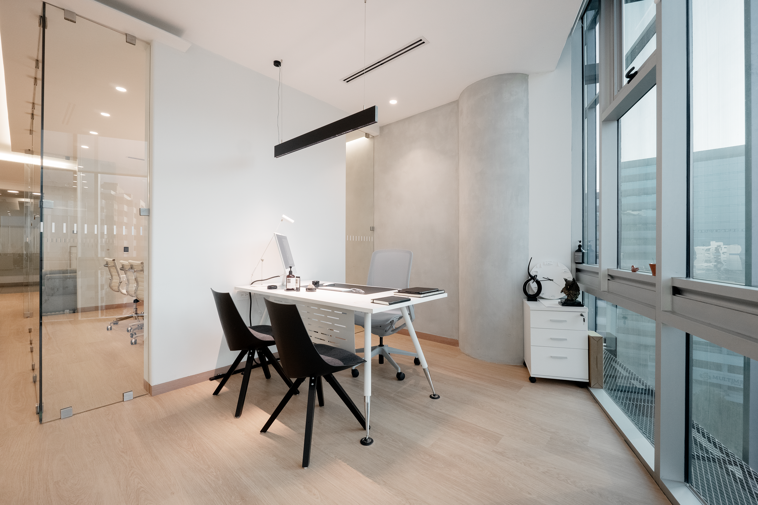 Concepto de Dojo japonés aplicado al diseño de oficinas de lujo